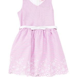 Striped Dress With Belt